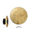 ORION * APLIQUE LED 8W 3000K NEGRO / PAN DE ORO